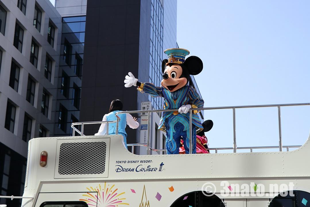 ディズニーパレードでのミッキーマウス（名古屋まつり）撮影日：2018/10/21
